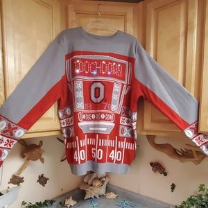NWT Ohio State Football Light Up Ugly Sweater XL